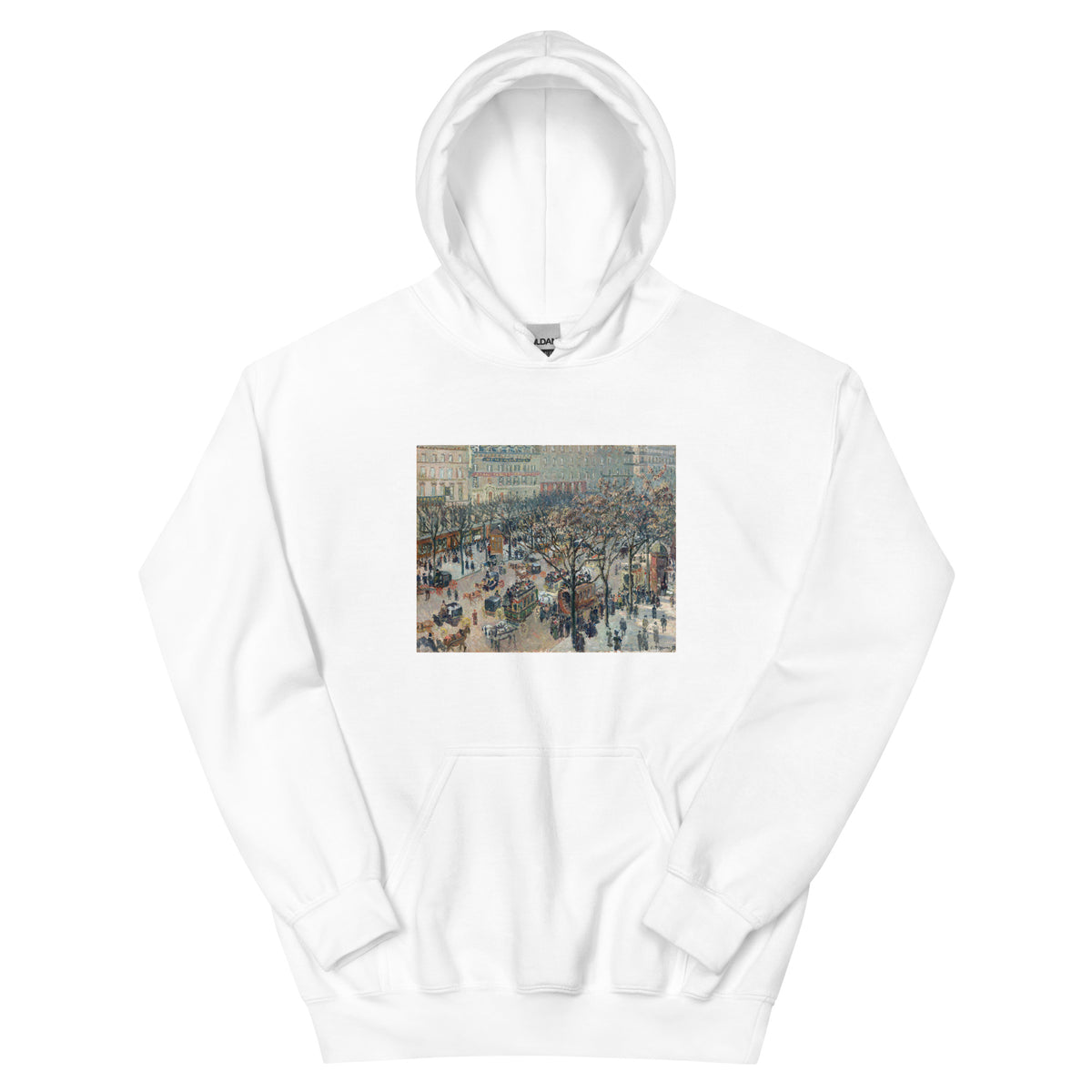 White Hoodie Boulevard Of The Italians Morning Sunlight Essential