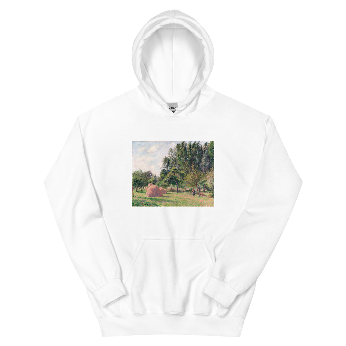 White Hoodie Haystacks Morning Eragny Essential
