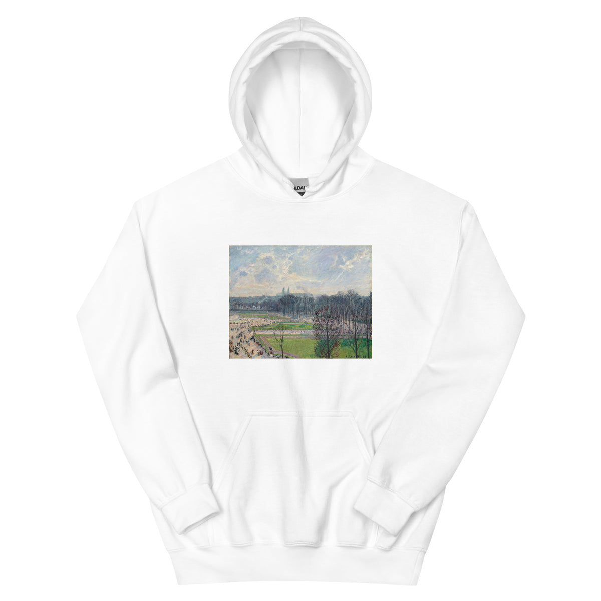 White Hoodie The Garden Of The Tuileries On A Winter Afternoon Essential