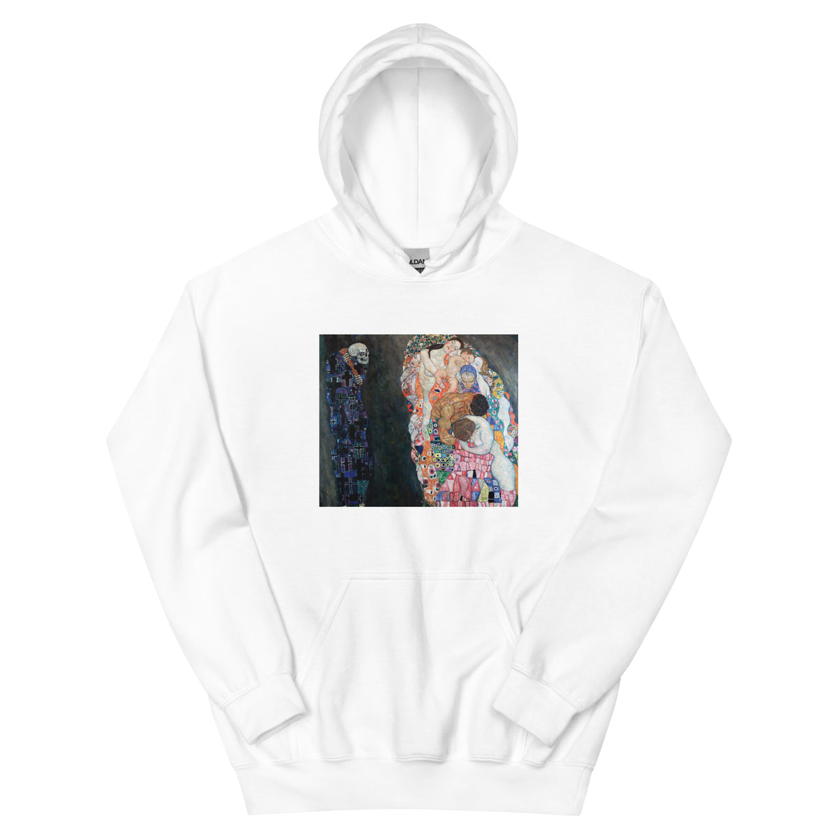 White Hoodie Gustav Klimt Death And Life Famous Painting Essential