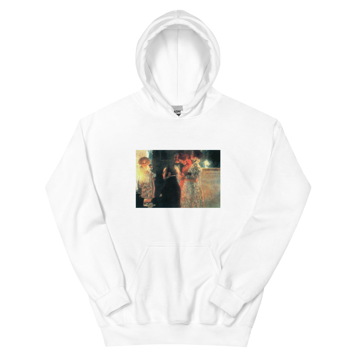 White Hoodie Gustav Klimt Schubert At The Piano II Famous Painting Essential
