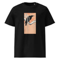 Black T-shirt Crow On Snowy Branch - Ohara Koson 1900 Premium