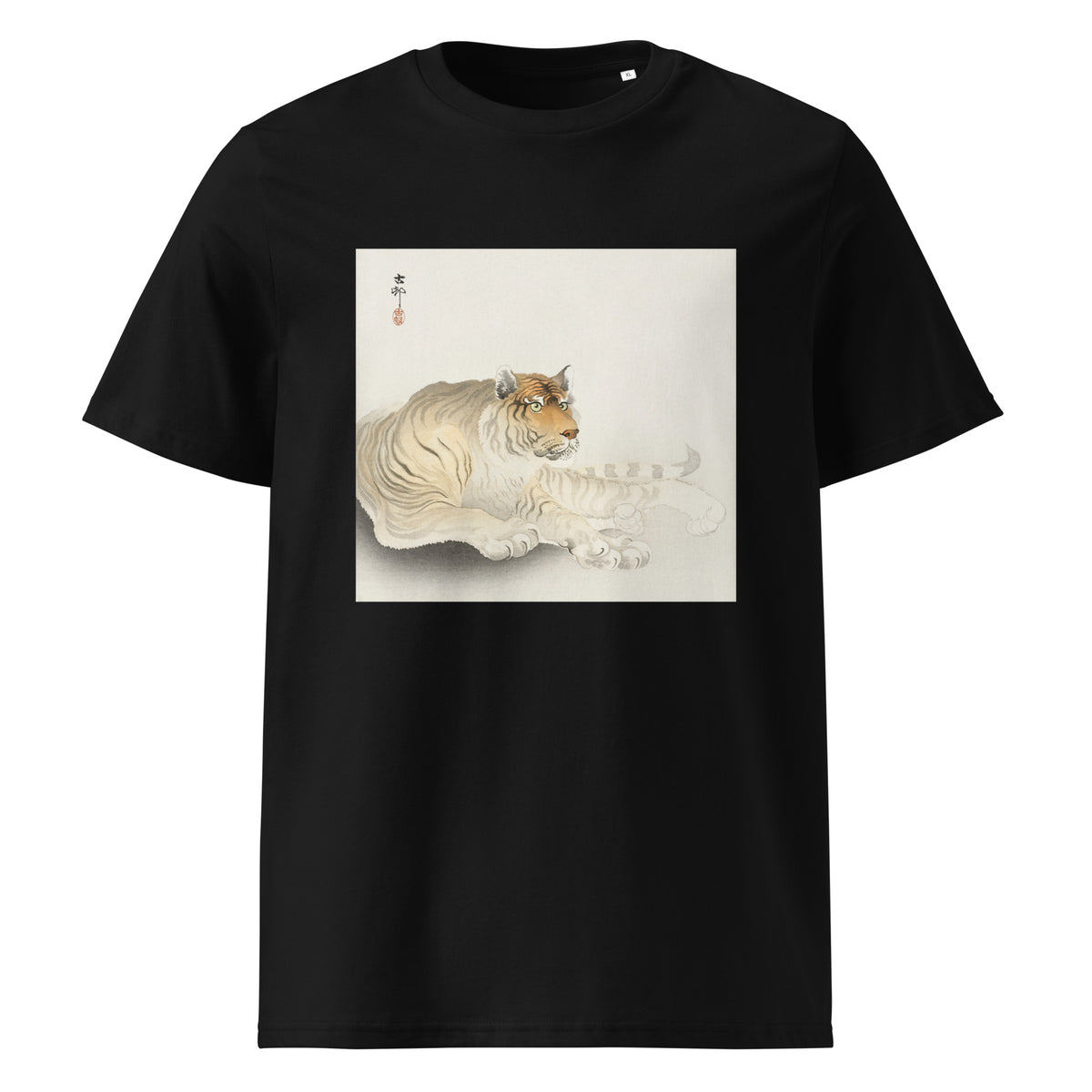 Black T-shirt Tiger - Ohara Koson 1900 Premium