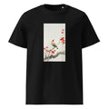 Black T-shirt Japanese Plague Bird On Maple - Ohara Koson 1900 Premium