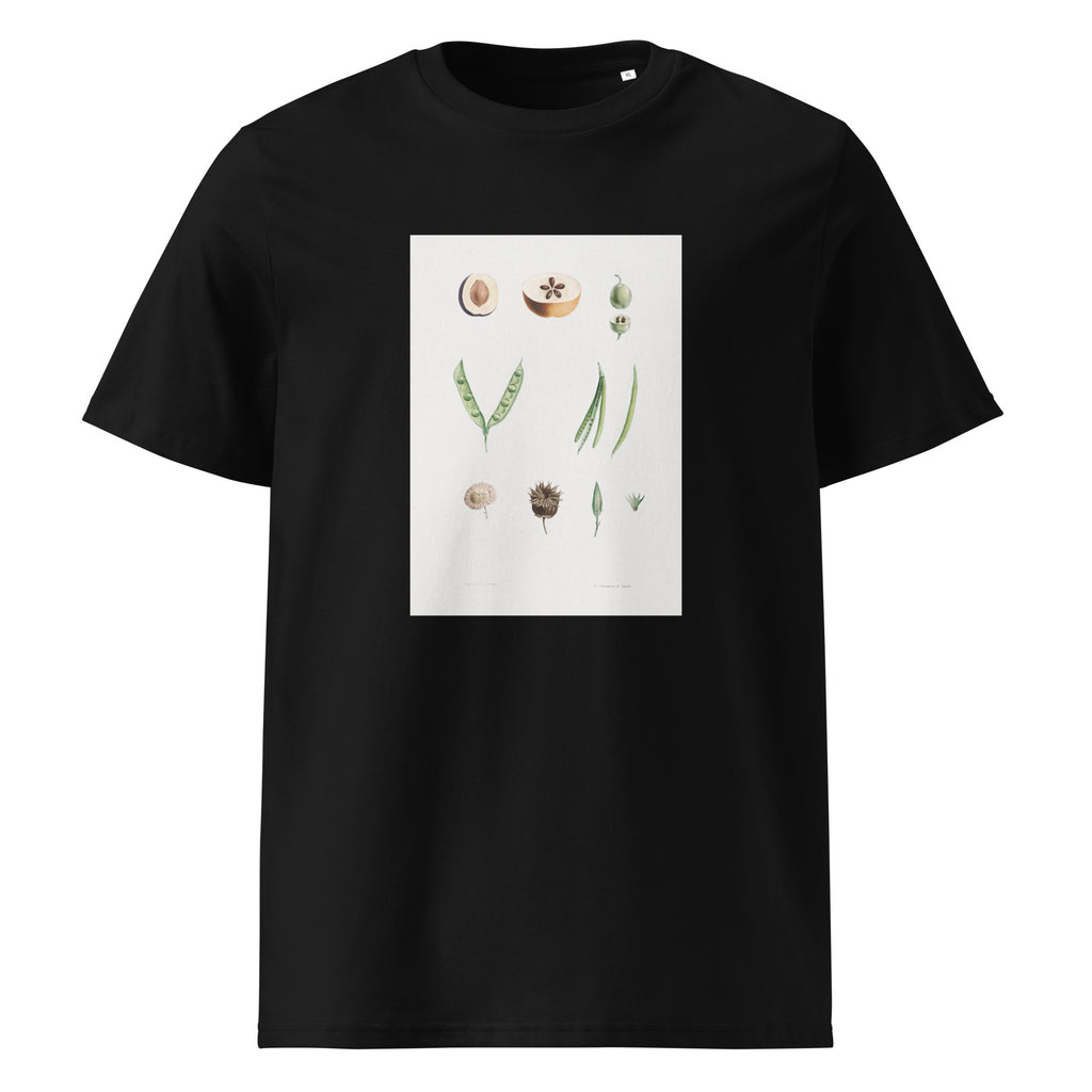 Black T-shirt Plants Part - Pierre-Joseph Redoute 1759 Premium