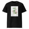 Black T-shirt Flesh-Pink Multiflora Rosa Multiflora Carnea Premium