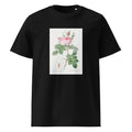 Black T-shirt Rosa Bifera Officinalis Also Known As Rose Of Perfume Premium