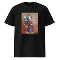 Black T-shirt Bouquet Of Flowers 1900 1905 Premium