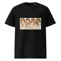 Black T-shirt Alphonse Maria Mucha S The Seasons Famous Art Nouveau Artwork Premium
