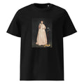 Black T-shirt Young Lady In 1866 Painting In High Resolution Premium