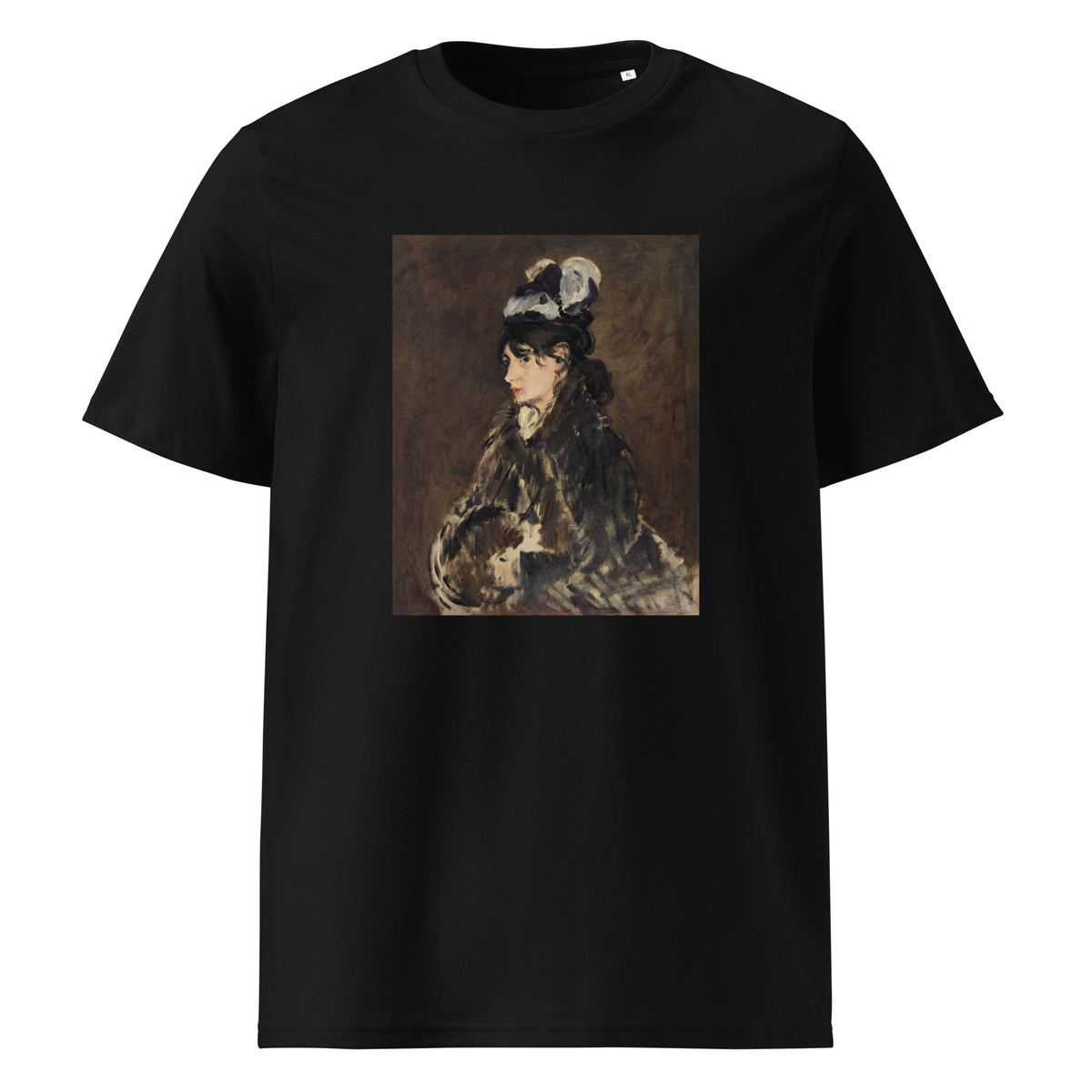 Black T-shirt Berthe Morisot C 1869 Painting In High Resolution Premium