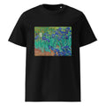 Black T-shirt Vincent Van Gogh S Irises Famous Painting Premium