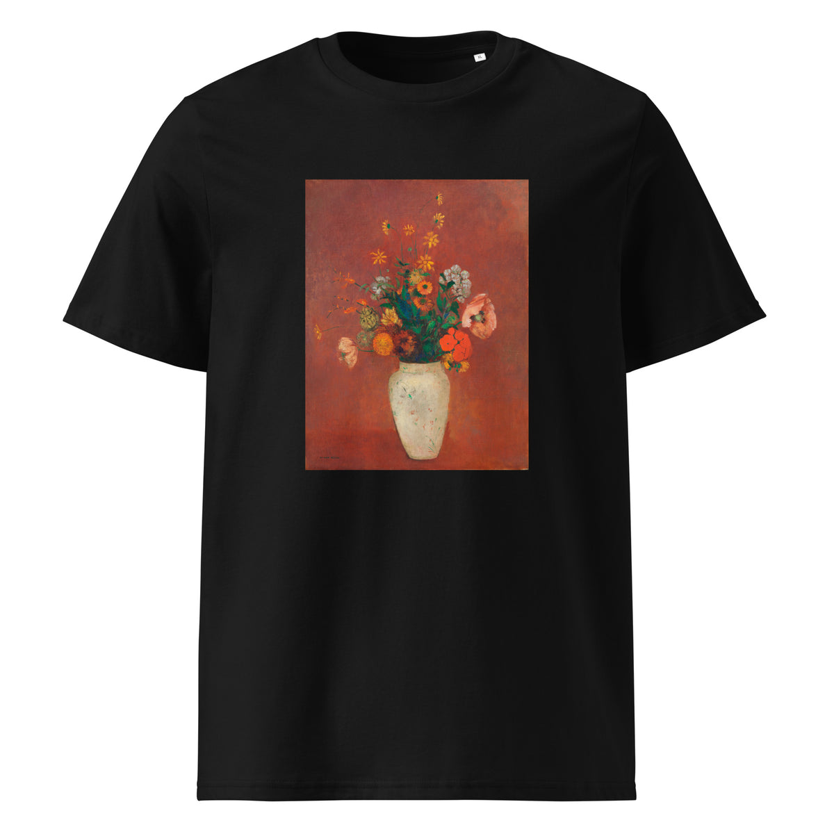 Black T-shirt Bouquet In A Chinese Vase 1912 1914 Premium
