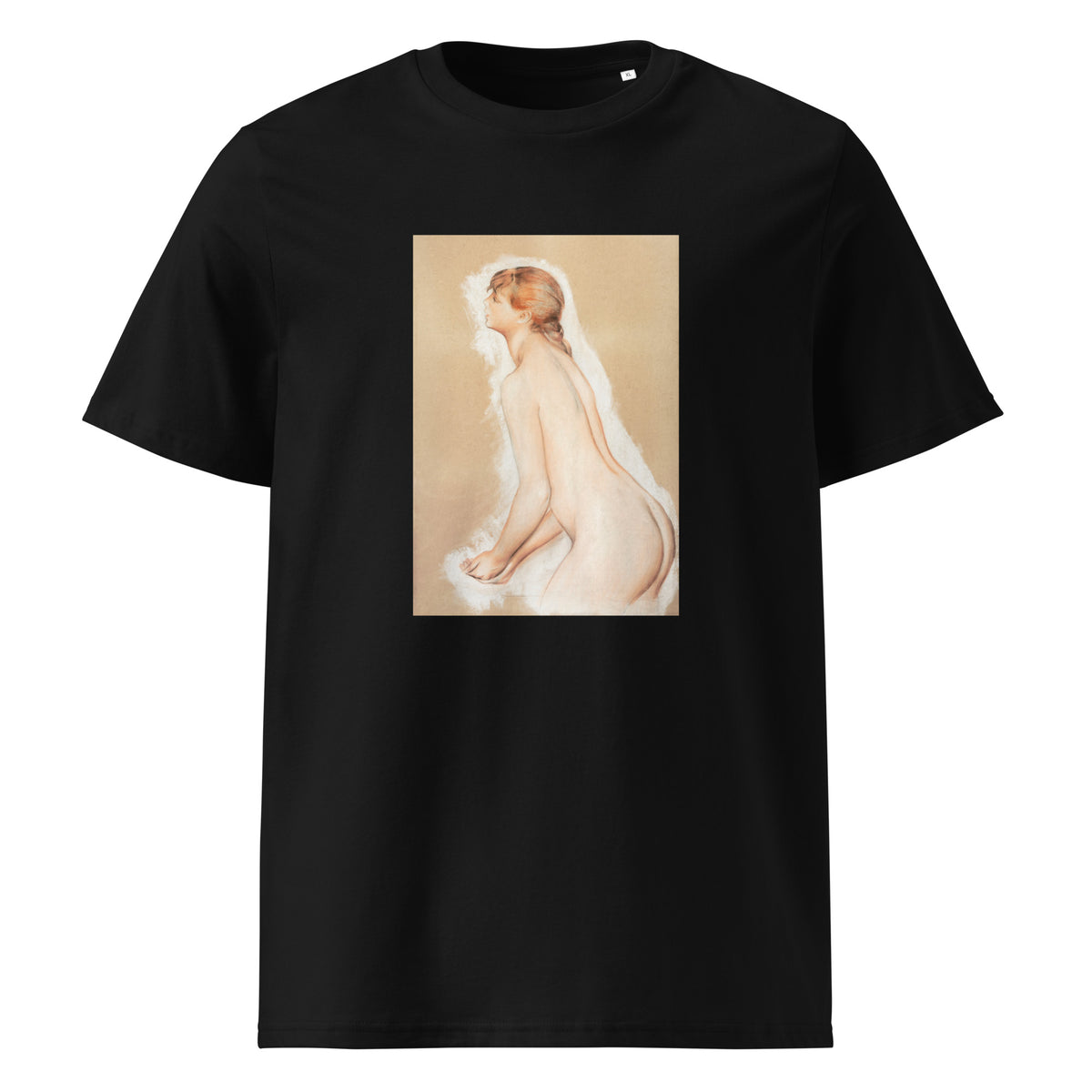 Black T-shirt Splashing Figure Study For The Large Bathers Premium
