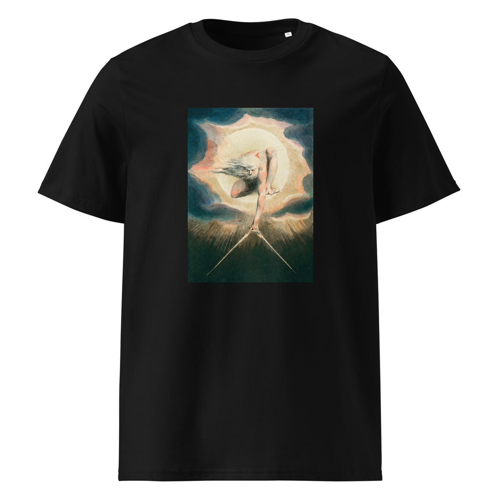Black T-shirt Ancient Of Days Setting A Compass To The Earth Illustration - William Blake 1794 Premium