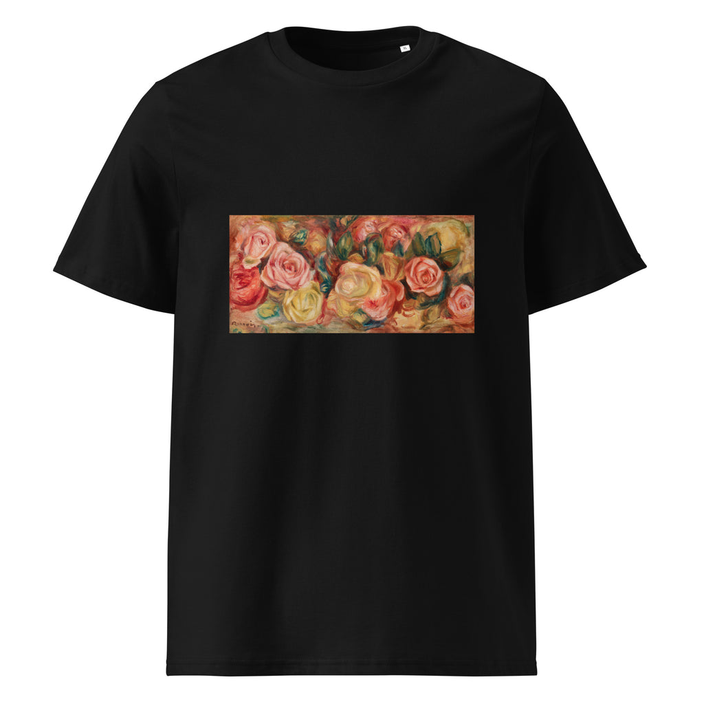 Black T-shirt Roses Renoir Premium