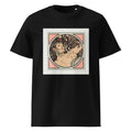 Black T-shirt Stained Glass Fouquet Mucha II Premium
