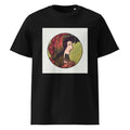 Black T-shirt Stained Glass Fouquet Mucha IV Premium