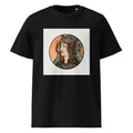 Black T-shirt Stained Glass Fouquet Mucha VI Premium