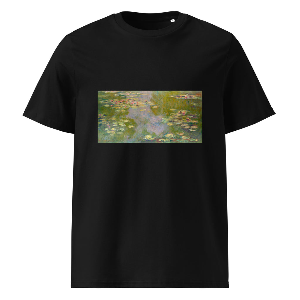 Black T-shirt Water Lilies Premium