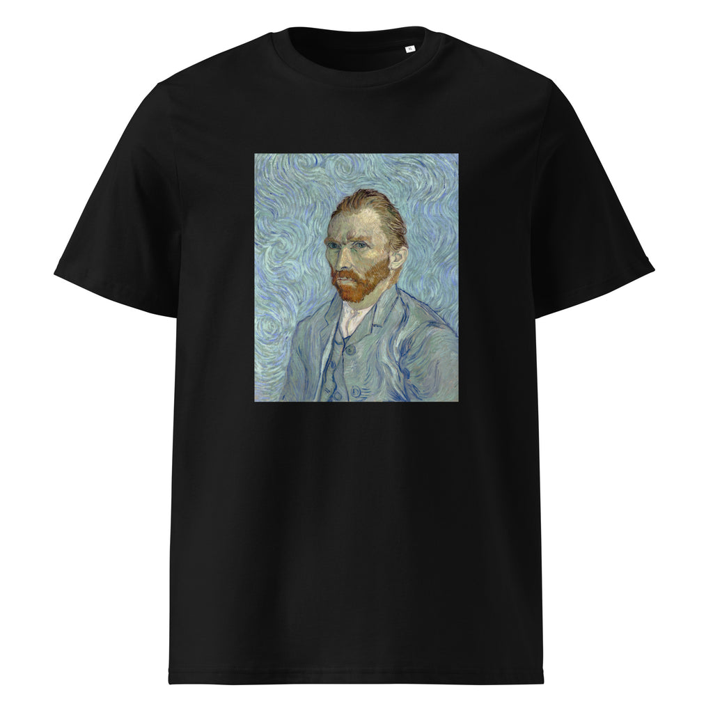 Black T-shirt Vincent Van Gogh S Self-Portrait Famous Painting Premium