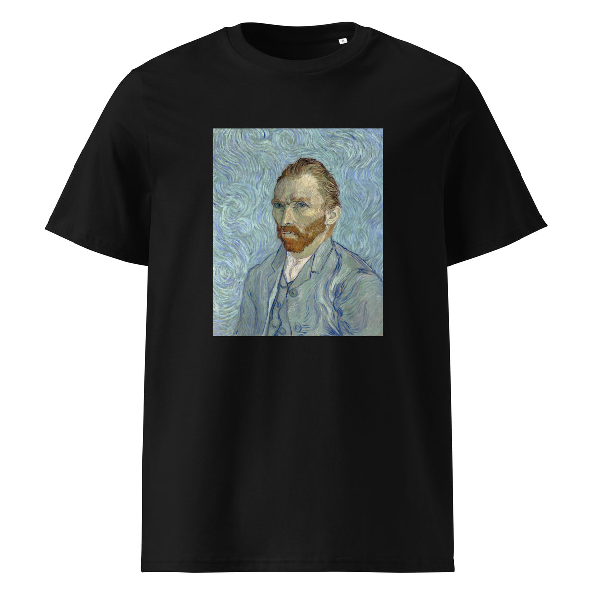 Black T-shirt Vincent Van Gogh S Self-Portrait Famous Painting Premium