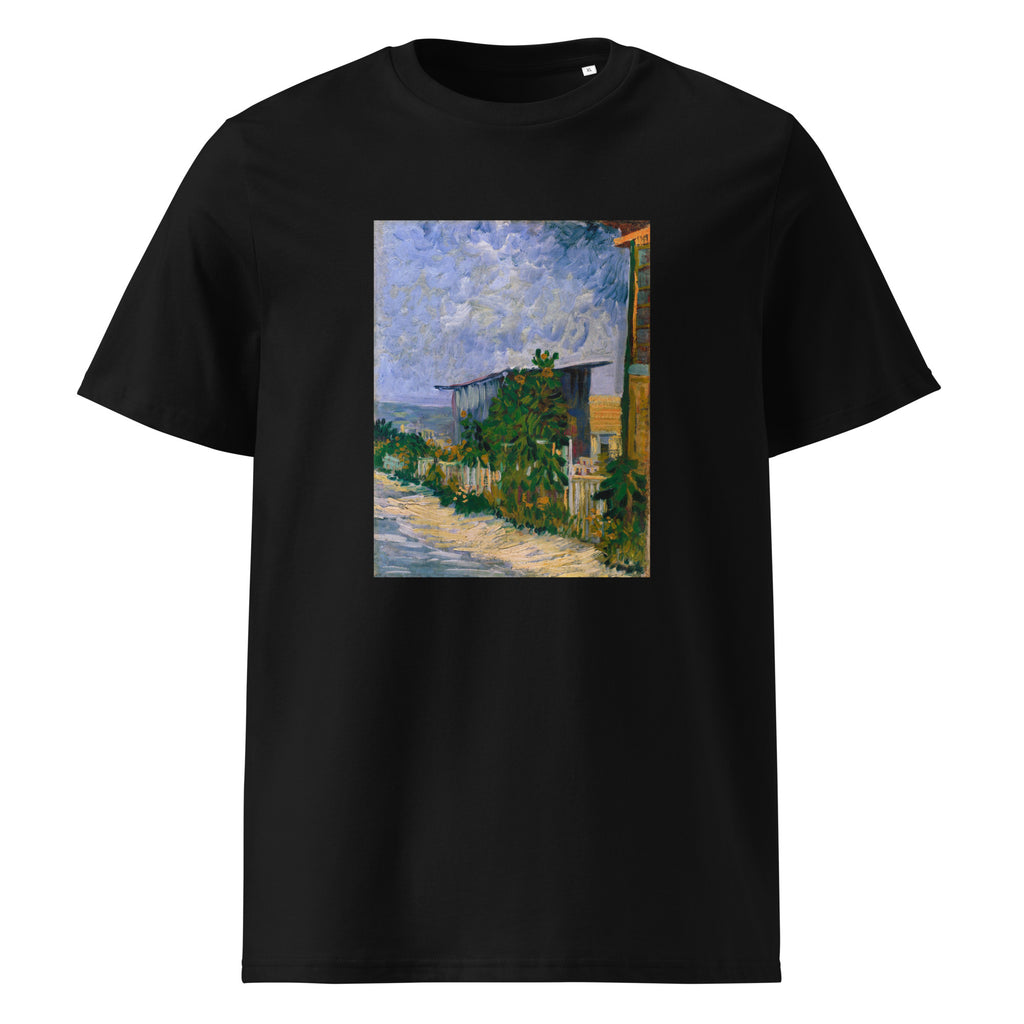 Black T-shirt Vincent Van Gogh S Shelter On Montmartre Famous Painting Premium