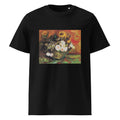 Black T-shirt Vincent Van Gogh S Bowl With Sunflowers Roses And Other Flowers Famous Painting Premium