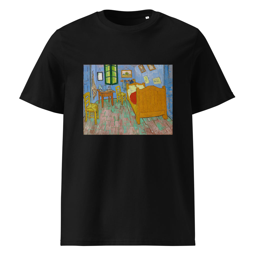 Black T-shirt Vincent Van Gogh S The Bedroom Famous Painting Premium
