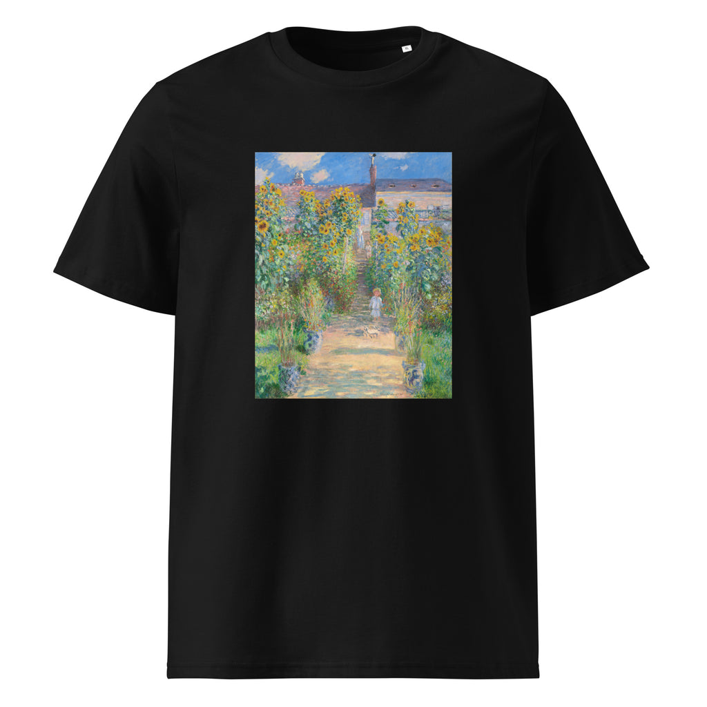 Black T-shirt The Artist S Garden At Vetheuil Premium