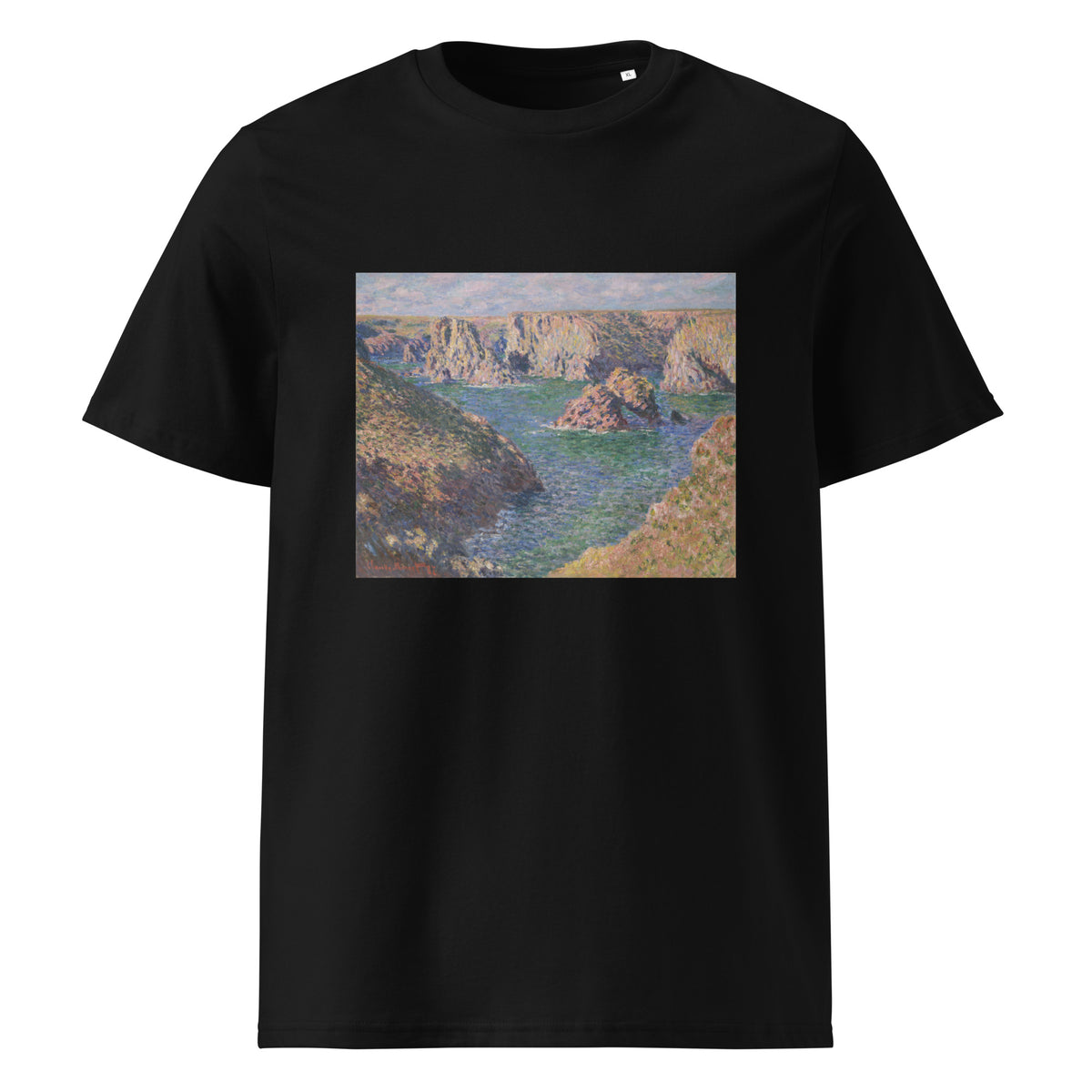 Black T-shirt Port-Domois Belle-Isle Premium