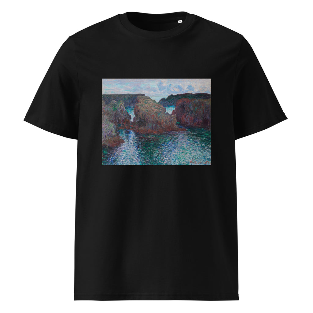 Black T-shirt Rocks At Port-Goulphar Belle- Icirc Le Premium