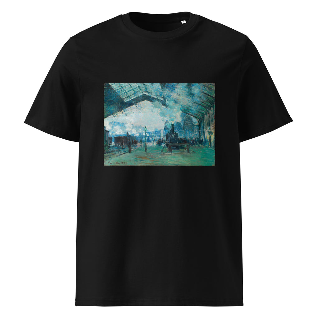Black T-shirt Arrival Of The Normandy Train Gare Saint-Lazare Premium