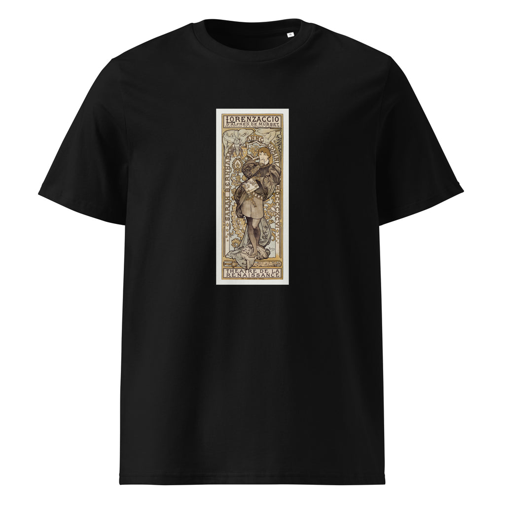 Black T-shirt Lorenzaccio Piece En V Actes D Alfred De Musset Adaptation De M Armand D Artois Theatre De La Renaissance - Alphonse Maria Mucha 1869 Premium