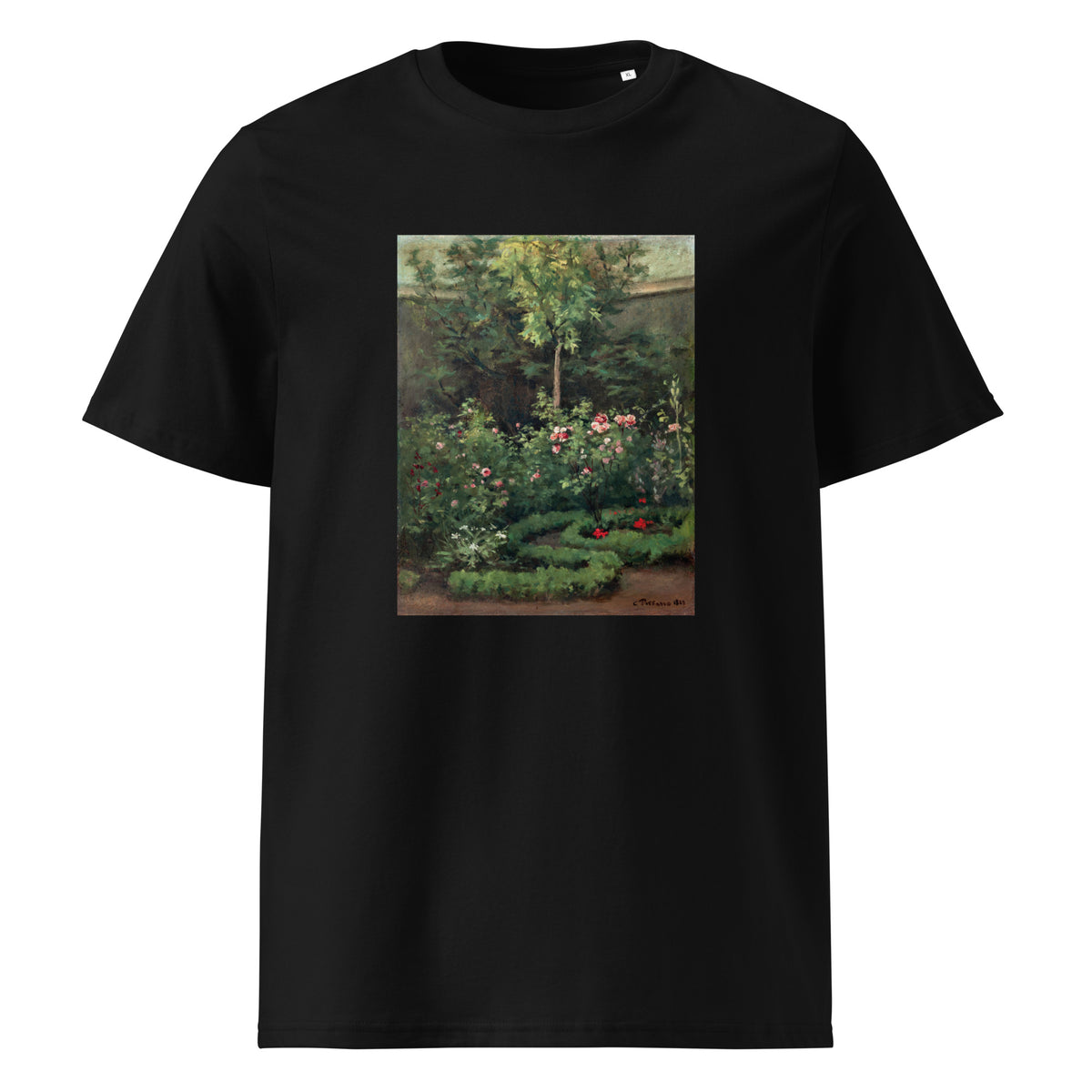 Black T-shirt A Rose Garden Premium