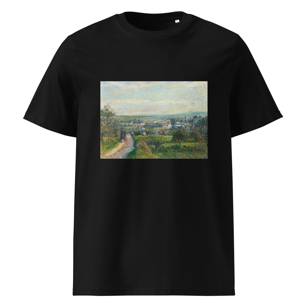 Black T-shirt View Of Saint-Ouen-L Aumone Premium
