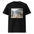 Black T-shirt The Boulevard Montmartre On A Winter Morning Premium