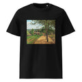 Black T-shirt Orchards At Louveciennes Painting In High Resolution Premium