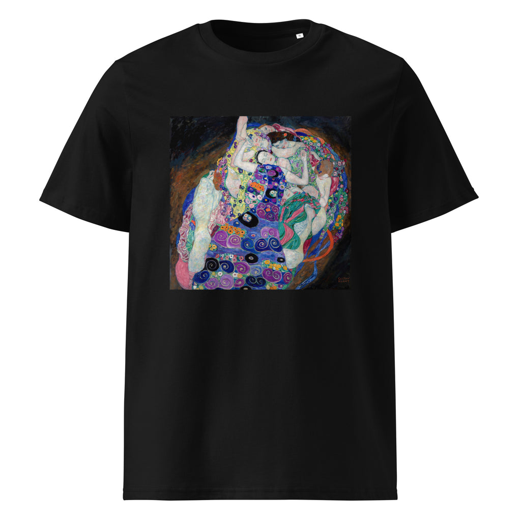 Black T-shirt Gustav Klimt The Virgin Famous Painting Premium