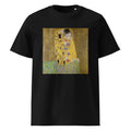 Black T-shirt Gustav Klimt The Kiss Famous Painting Premium