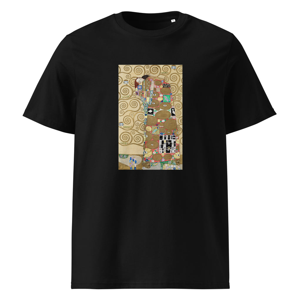 Black T-shirt Gustav Klimt Fulfillment Famous Painting Premium