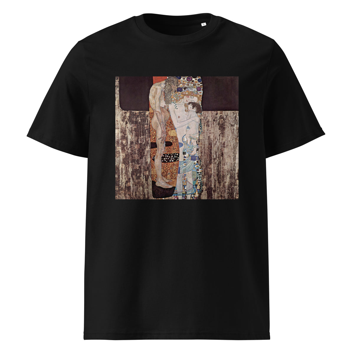 Black T-shirt Gustav Klimt The Three Ages Of The Woman Famous Painting Premium