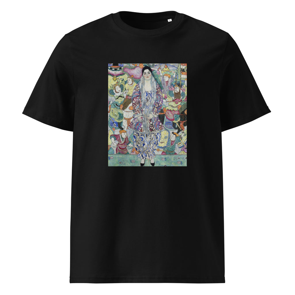 Black T-shirt Gustav Klimt Portrait Of Friederike Maria Beer Famous Painting Premium