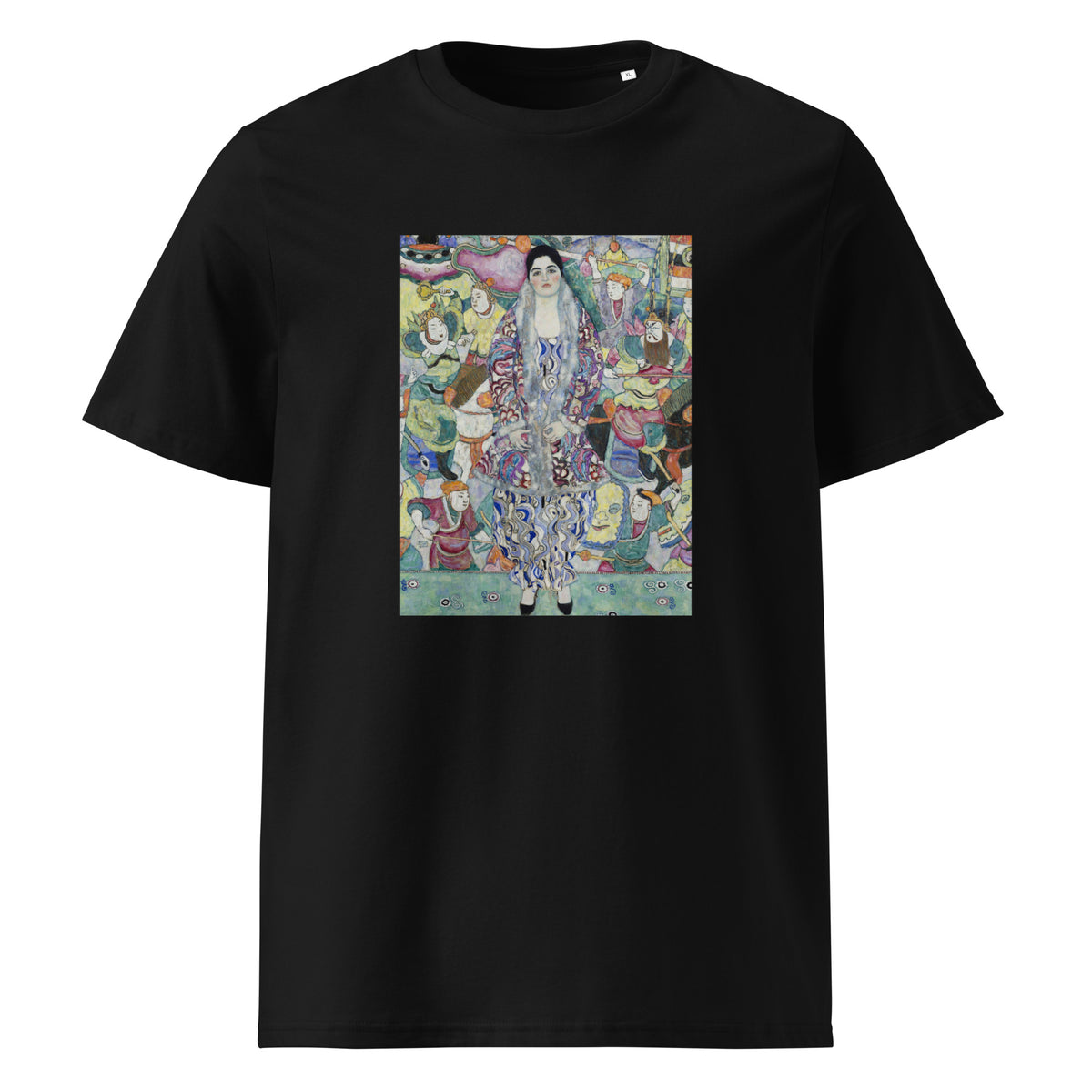 Black T-shirt Gustav Klimt Portrait Of Friederike Maria Beer Famous Painting Premium