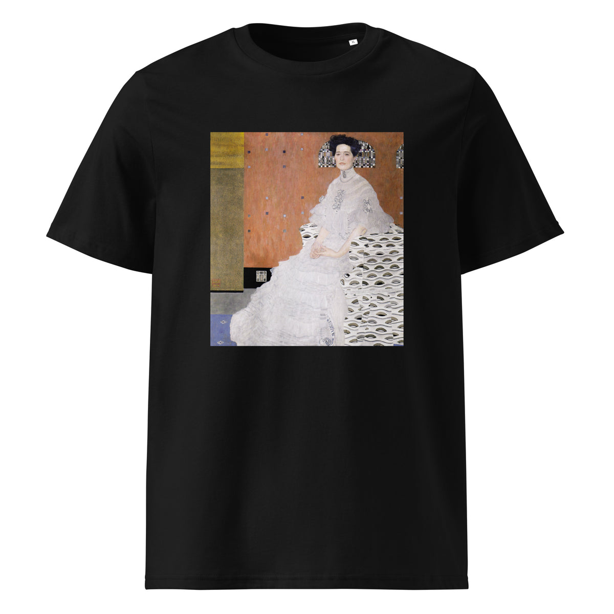 Black T-shirt Gustav Klimt Bildnis Fritza Riedler Famous Painting Premium