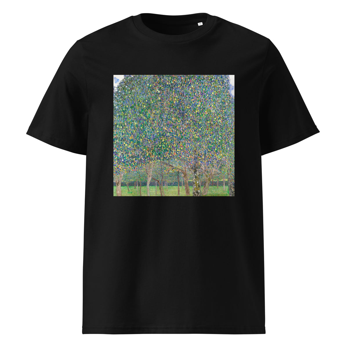 Black T-shirt Gustav Klimt Pear Tree Famous Painting Premium