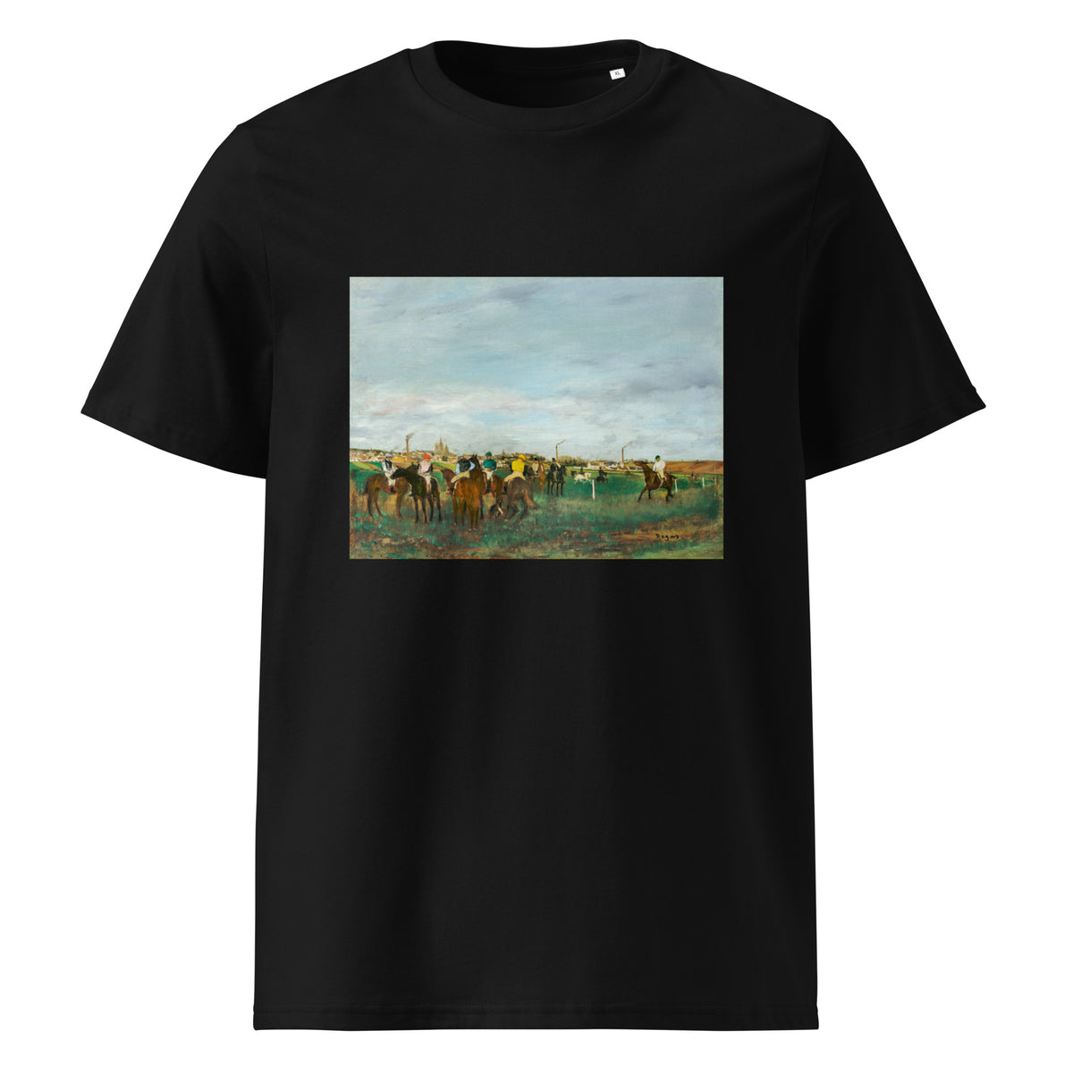 Black T-shirt The Races Premium