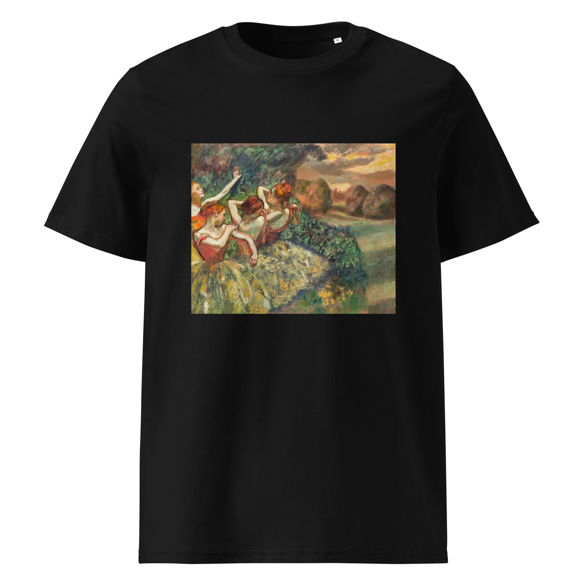 Black T-shirt Four Dancers Premium