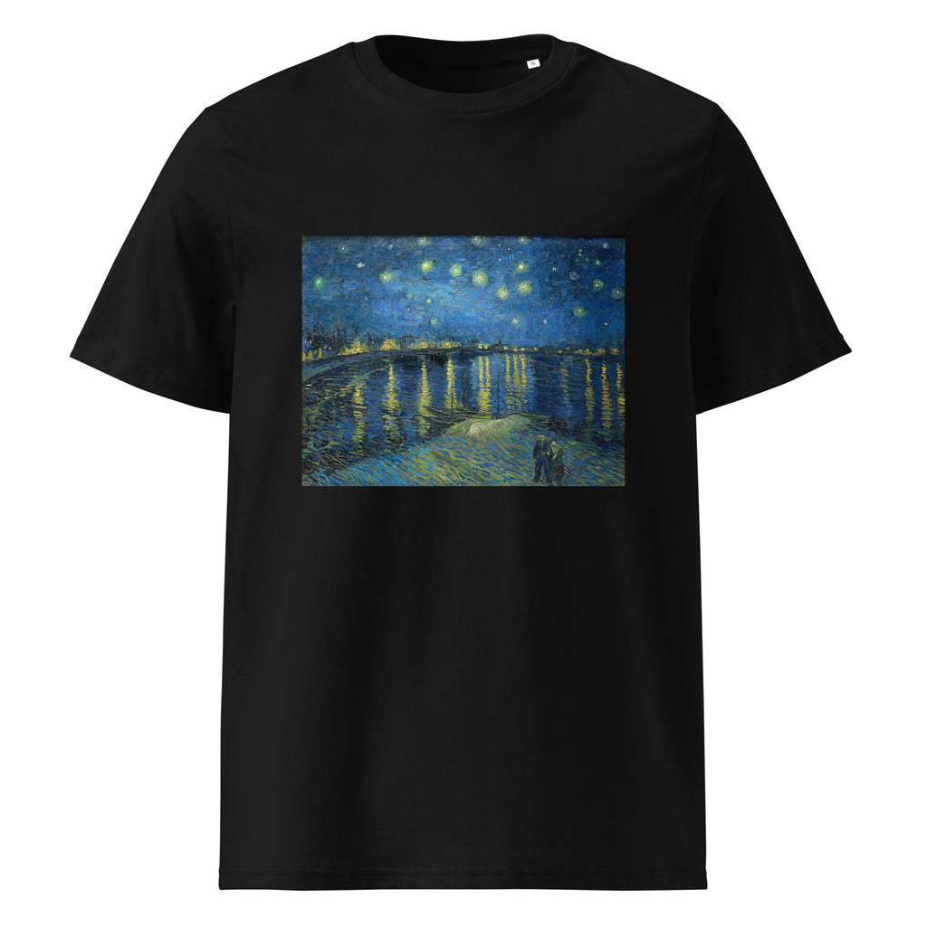 Black T-shirt Starry Night Over The Rhone Vincent Van Gogh 1888 Premium