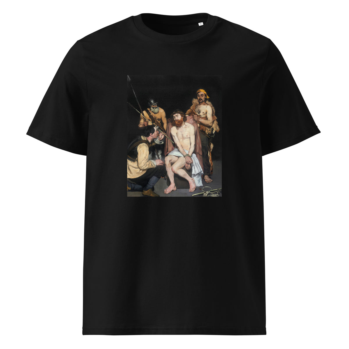 Black T-shirt Jesus Mocked - The Soldiers 1865 Premium